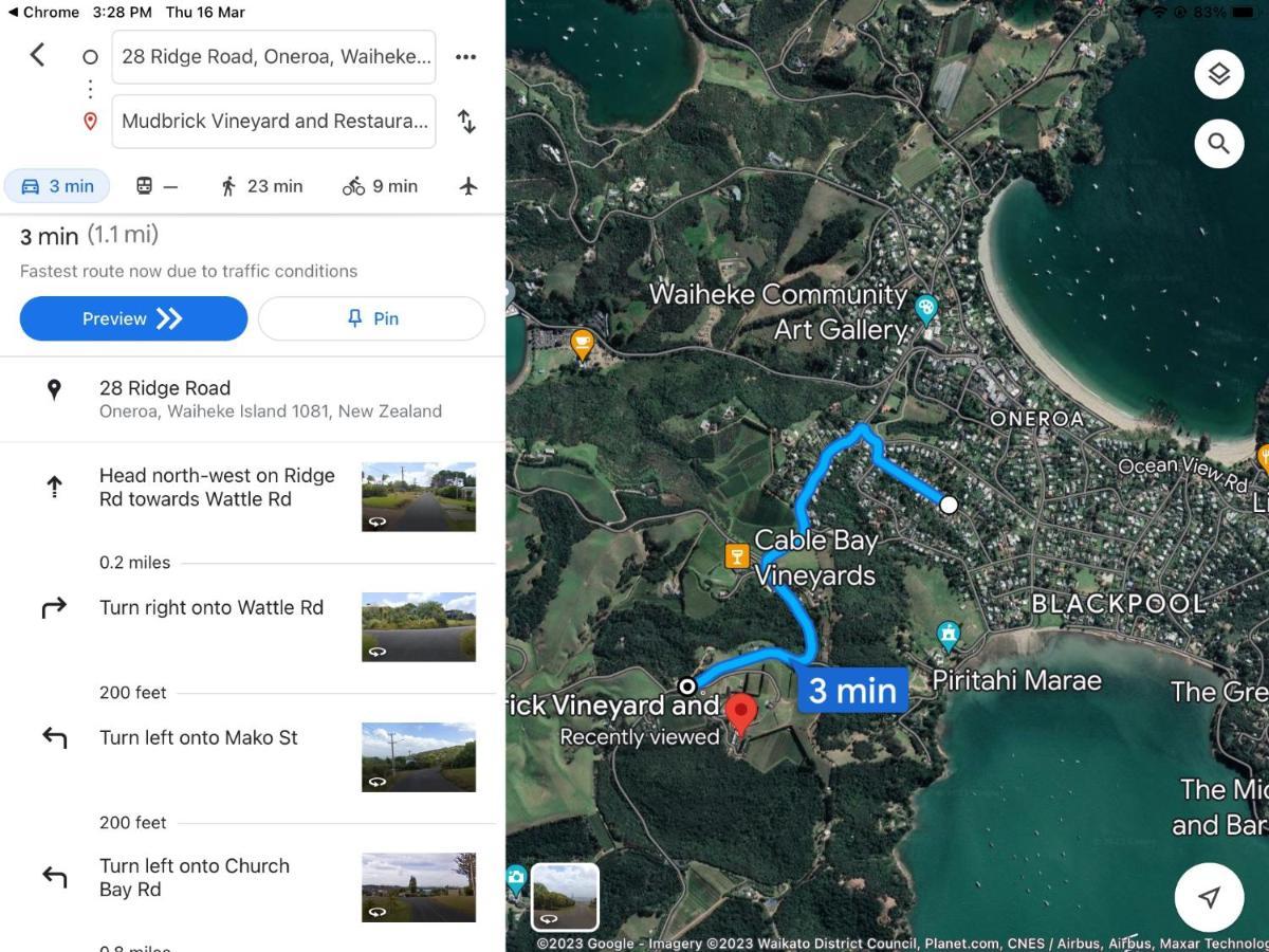 OneroaLa Casita Waihekeアパートメント エクステリア 写真